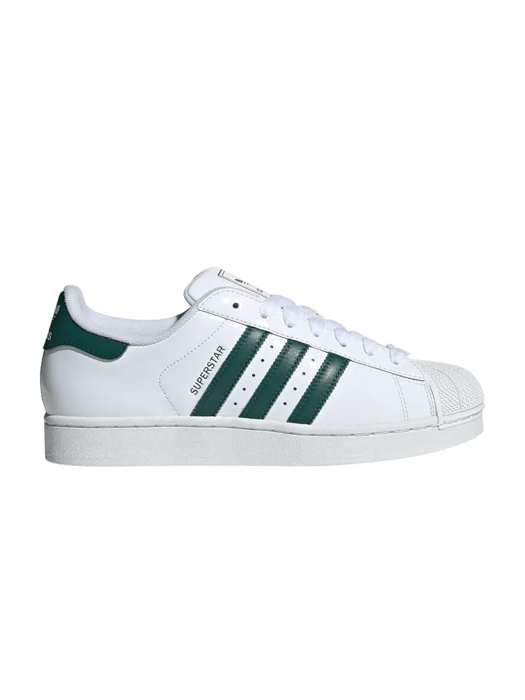 Кроссовки adidas Superstar 2 'White Collegiate Green' — изображение 1 из 1, белый/зеленый/белый