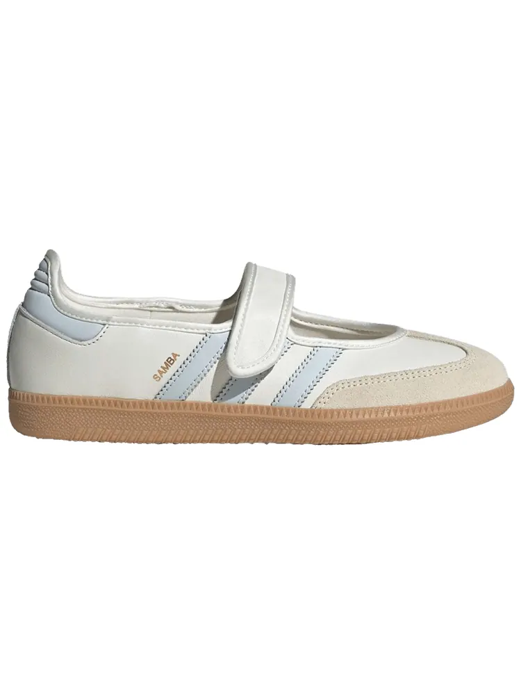 Кроссовки adidas Wmns Samba Jane 'White Halo Blue Gum' — изображение 1 из 1, белый
