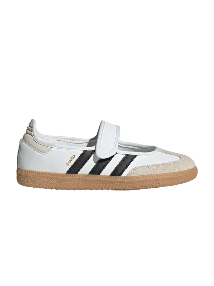 Кроссовки adidas Samba Jane J 'White Alumina Gum' — изображение 1 из 1, белый