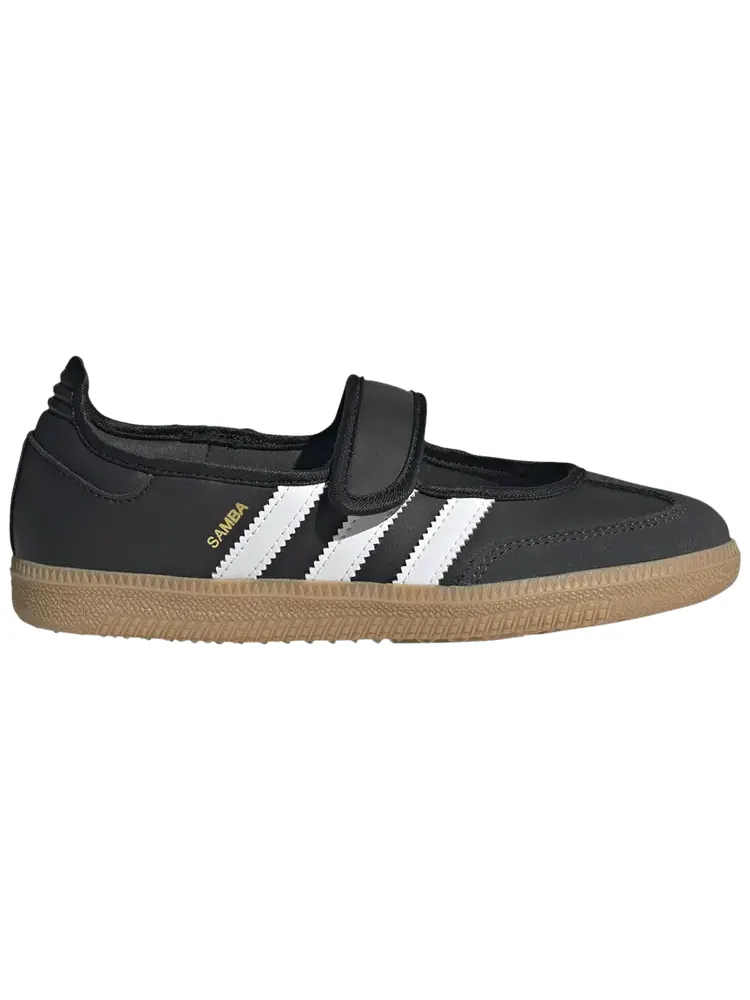 Кроссовки adidas Samba Jane J 'Black White Gum' — изображение 1 из 1, черный