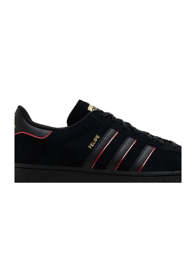 Кроссовки Felipe Gustavo x Superstar ADV 'Black Scarlet' — изображение 2 из 8, черный
