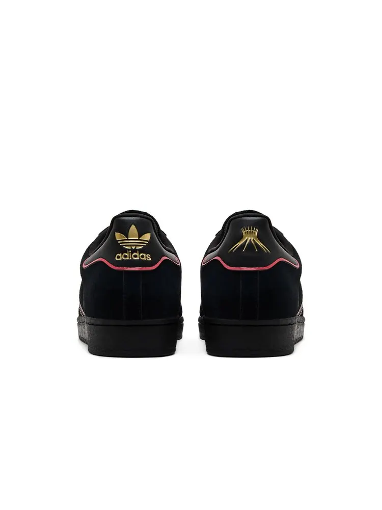 Кроссовки Felipe Gustavo x Superstar ADV 'Black Scarlet' — изображение 6 из 8, черный