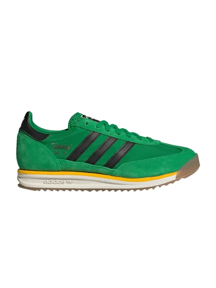 Кроссовки adidas SL72 RS 'Green Black' — изображение 1 из 1, зеленый/белый/желтый