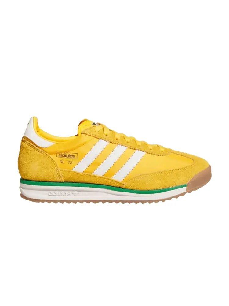 Кроссовки adidas SL72 RS 'Crew Yellow' — изображение 1 из 1, желтый/белый/зеленый