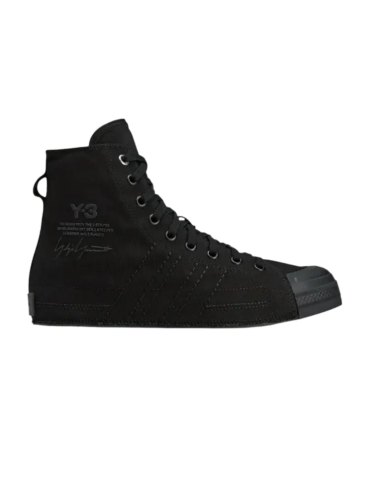 Кроссовки Adidas Y-3 Nizza High — изображение 1 из 1, черный
