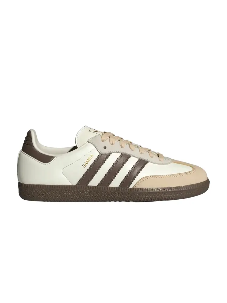 Кроссовки Adidas Wmns Samba OG 'Off White Earth Strata Gum ' — изображение 1 из 1, белый