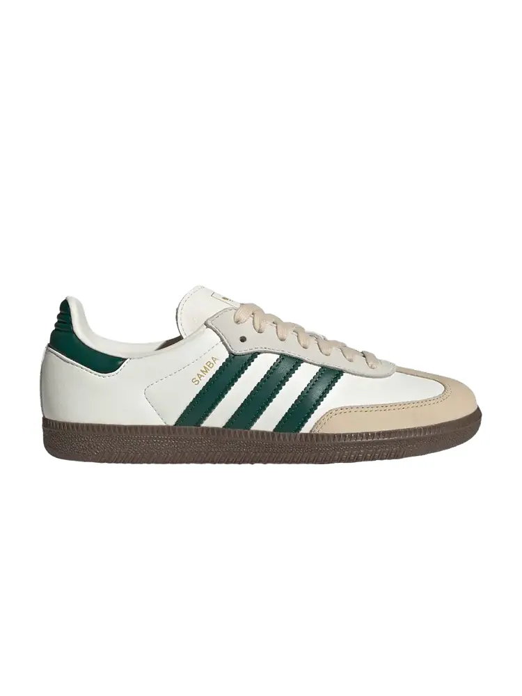 Кроссовки Adidas Wmns Samba OG 'Off White Collegiate Green' — изображение 1 из 1, белый