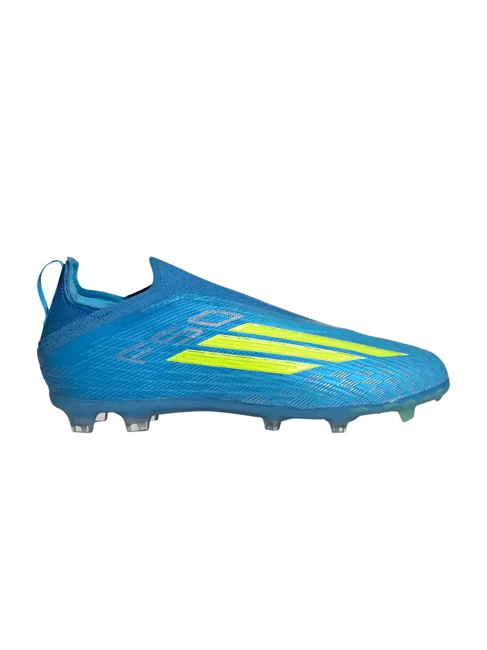 Кроссовки Adidas F50 Elite Laceless FG J — изображение 1 из 1, синий/желтый