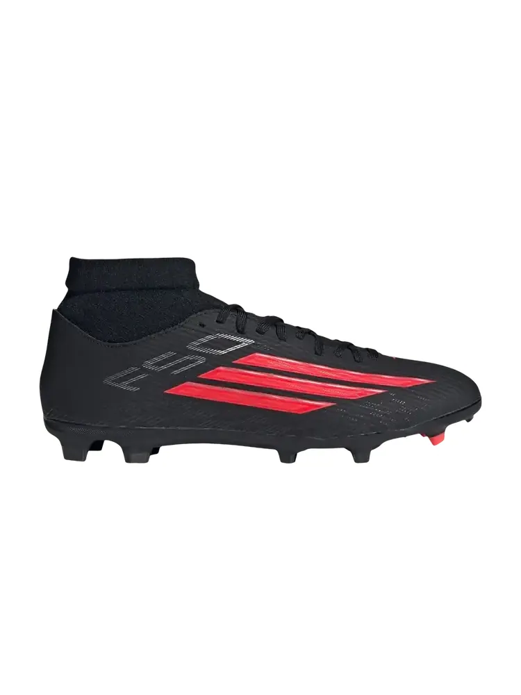 Футбольные бутсы Adidas F50 League Mid FG MG 'Core Black Lucid Red' — изображение 1 из 1, черный