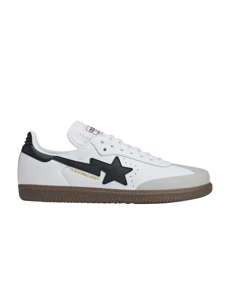 Кроссовки Adidas BAPE x Samba — изображение 1 из 1, белый черный