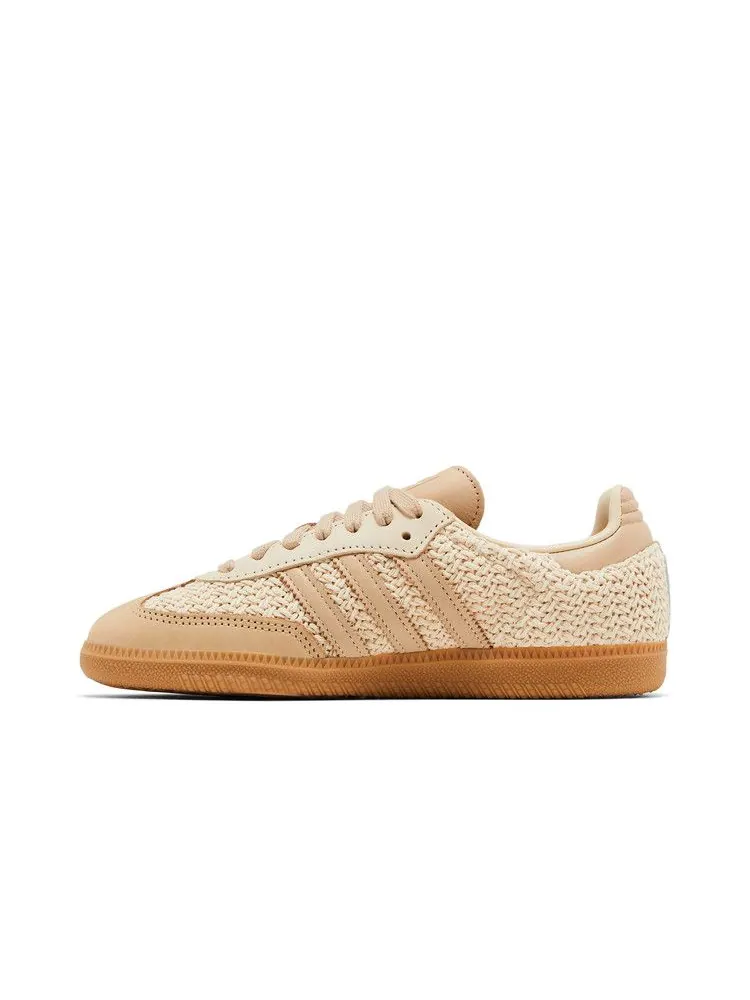 Кроссовки adidas Wmns Samba OG 'Knit Pack - Sand Strata' — изображение 4 из 9, песочный/бежевый