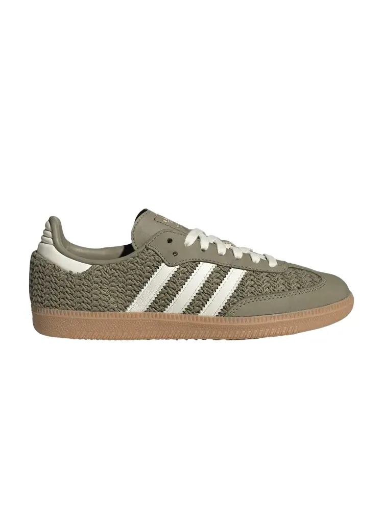 Кроссовки adidas Wmns Samba OG 'Knit Pack - Orbit Green' — изображение 1 из 1, зеленый/кремовый белый