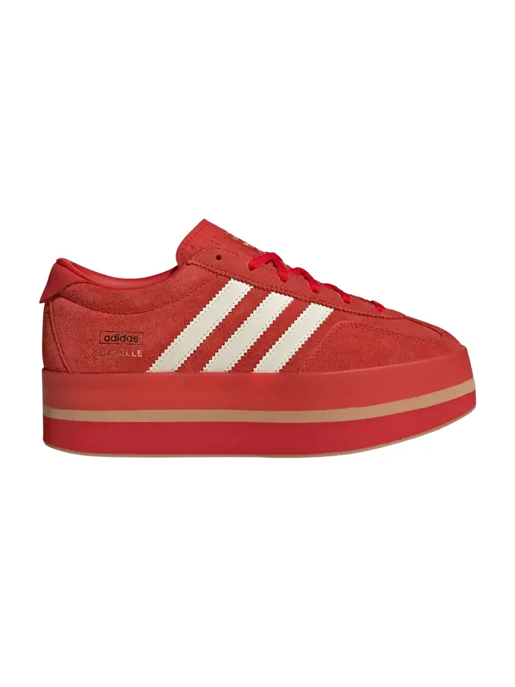 Кроссовки adidas Wmns Gazelle Stack Red Cream Gum — изображение 1 из 1, красный кремовый