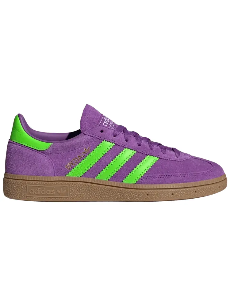 Кроссовки adidas Wmns Handball Spezial 'Active Purple Solar Green' — изображение 1 из 1, фиолетовый зеленый