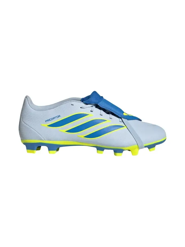 Футбольные бутсы Adidas Predator Club Fold-Over Tongue FG MG 'Crystal Sky Ray Blue Team Solar Yellow 2' — изображение 1 из 1