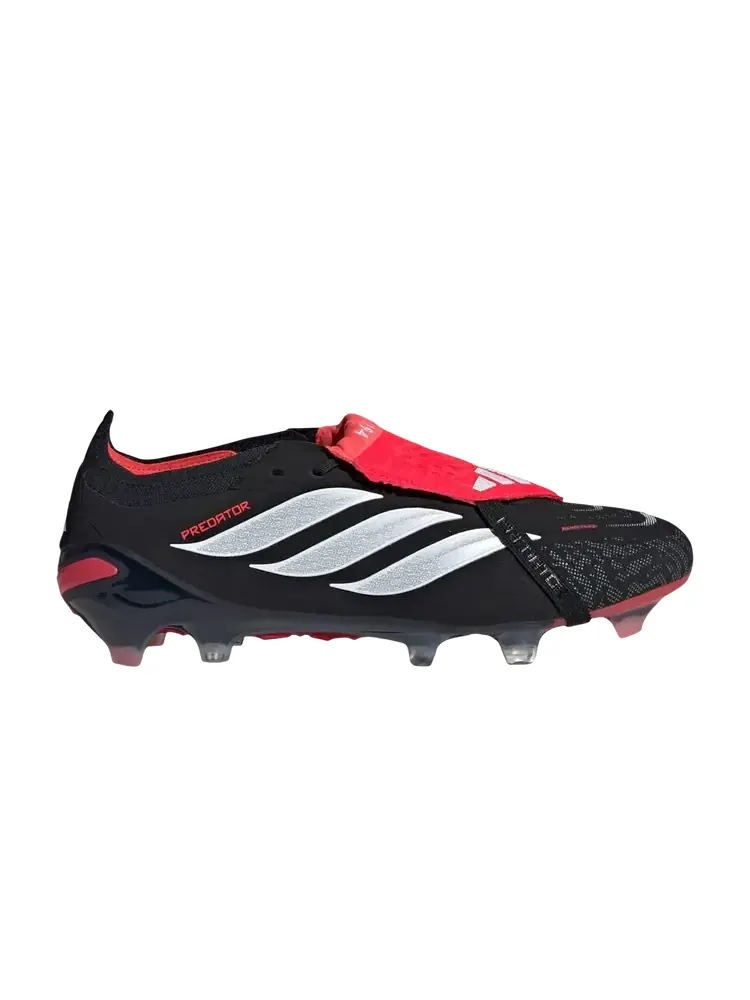 Adidas Predator Elite Fold Over Tongue FG 'Core Black Cloud White Lucid Red' — изображение 1 из 1, черный