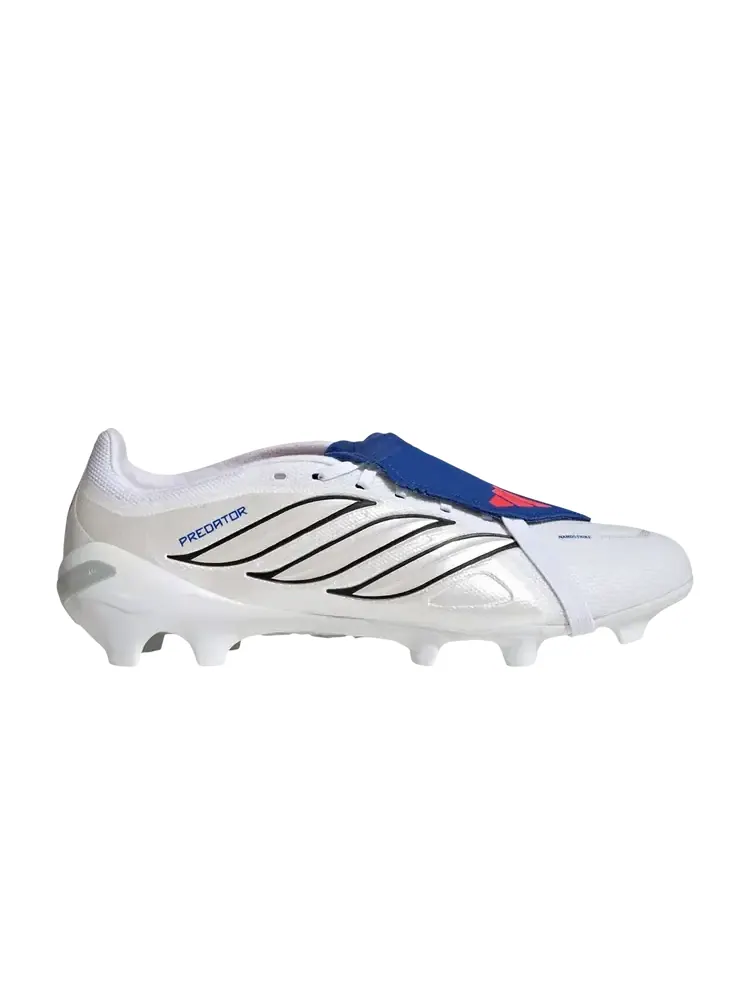 Футбольные бутсы Adidas Predator League Fold Over Tongue FG 'Cloud White Zero Metallic Royal Blue' — изображение 1 из 1