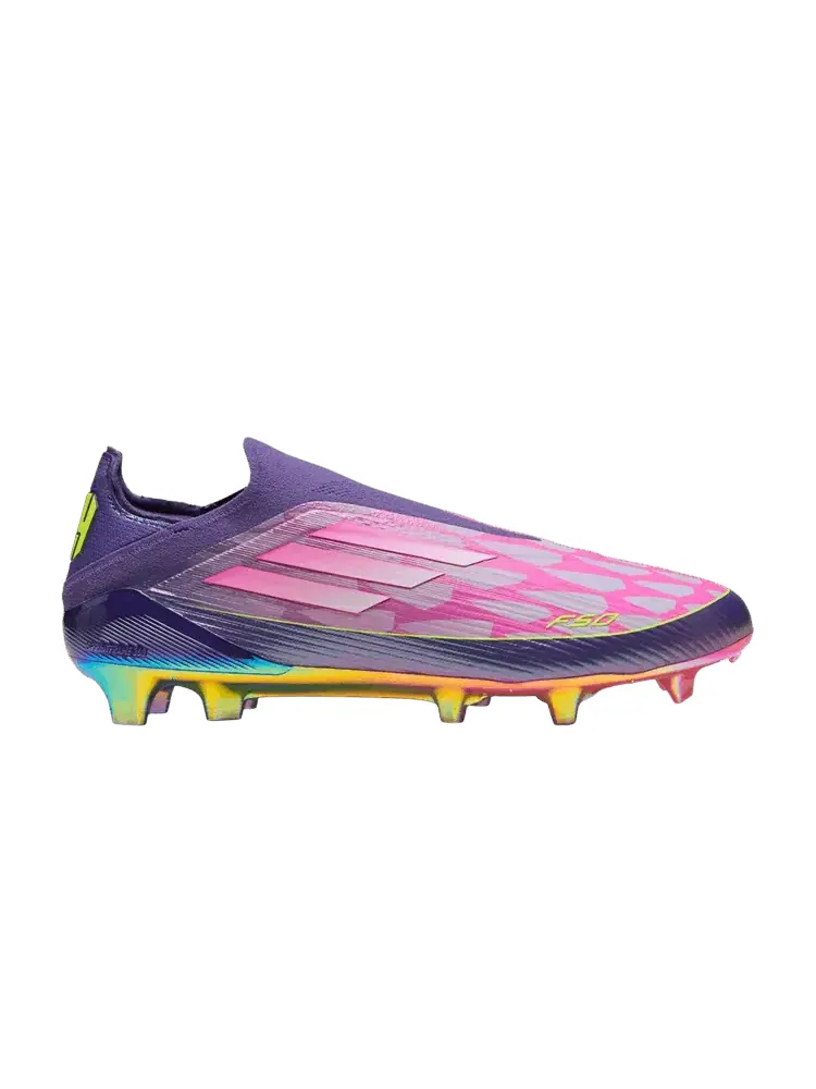 Кроссовки Adidas Lamine Yamal x F50 Elite Laceless FG, Future Icons Pack — изображение 1 из 1, фиолетовый