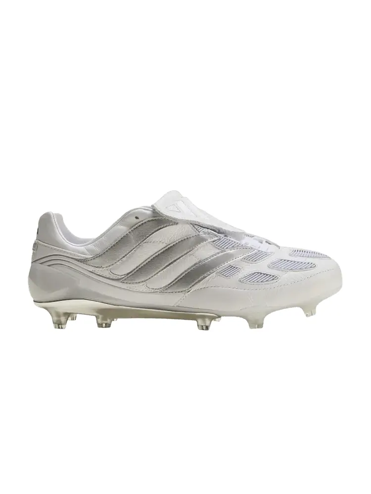 Кроссовки Adidas Predator Precision FG 'White Silver Metallic' — изображение 1 из 1, белый