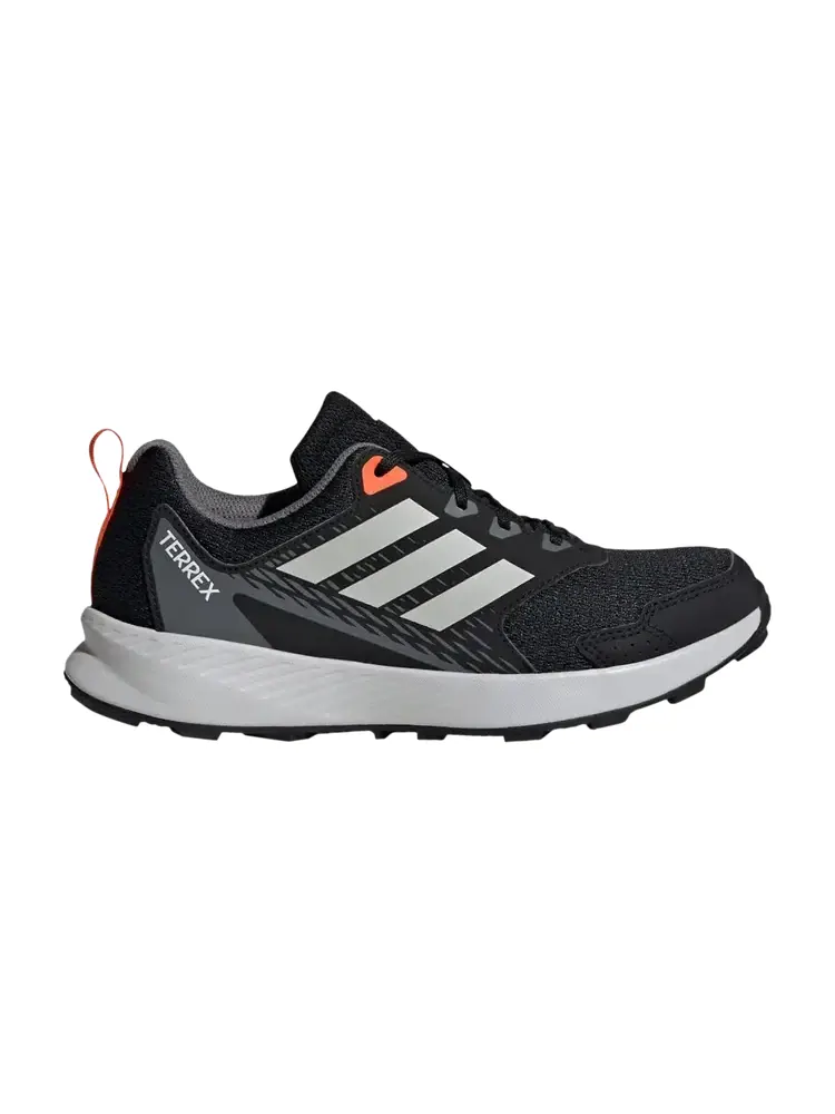 Adidas Terrex Tracefinder Trail J 'Core Black Grey One Semi Impact Orange' — изображение 1 из 1, черный