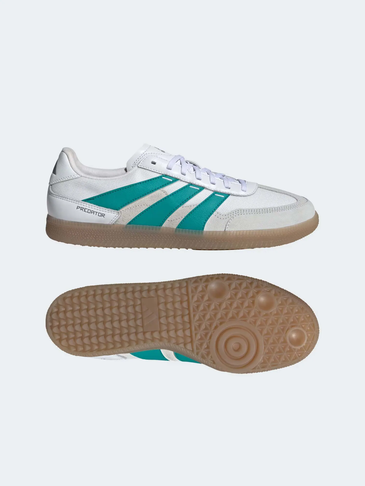Кроссовки Adidas Predator Freestyle IN — изображение 2 из 3, белый/мятный