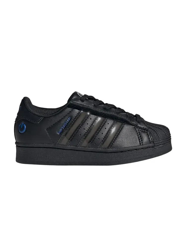 Кроссовки adidas Superstar Comfort Closure EL C 'Led Lights Stripes - Black Preloved Violet' — изображение 1 из 1