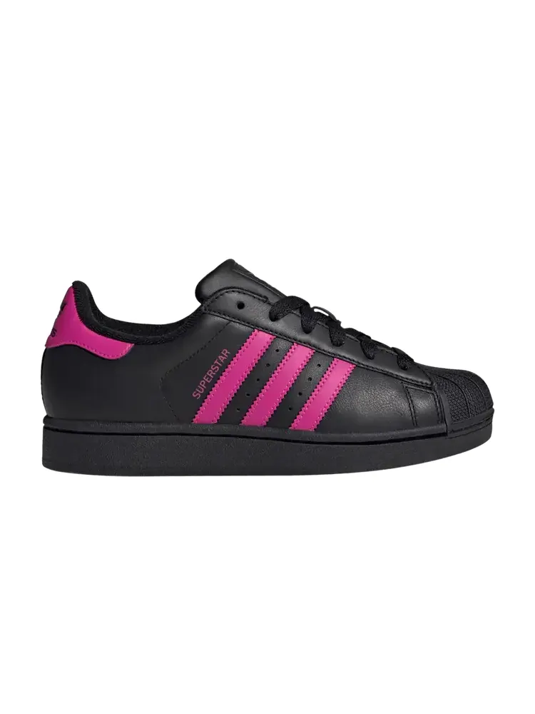 Кроссовки adidas Wmns Superstar 2 'Black Semi Lucid Fuchsia' — изображение 1 из 1, черный//черный