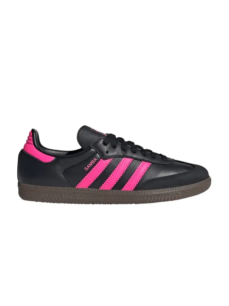 Кроссовки adidas Wmns Samba OG 'Black Lucid Pink Gum' — изображение 1 из 1, черный/розовый