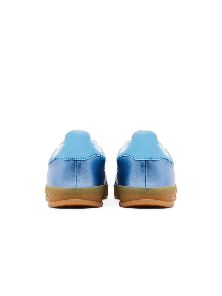 Кроссовки adidas Wmns Gazelle Indoor 'Blue Metallic Gum' — изображение 7 из 9, синий/белый