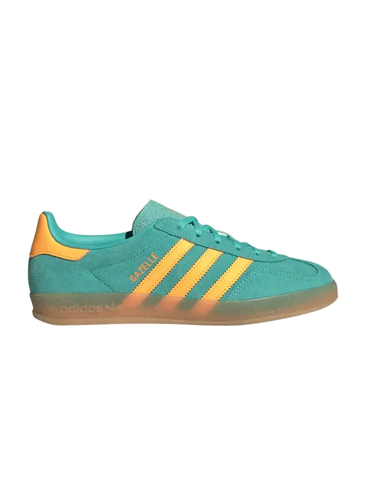 Кроссовки Adidas Wmns Gazelle Indoor 'Acid Mint Orange' — изображение 1 из 1, зеленый