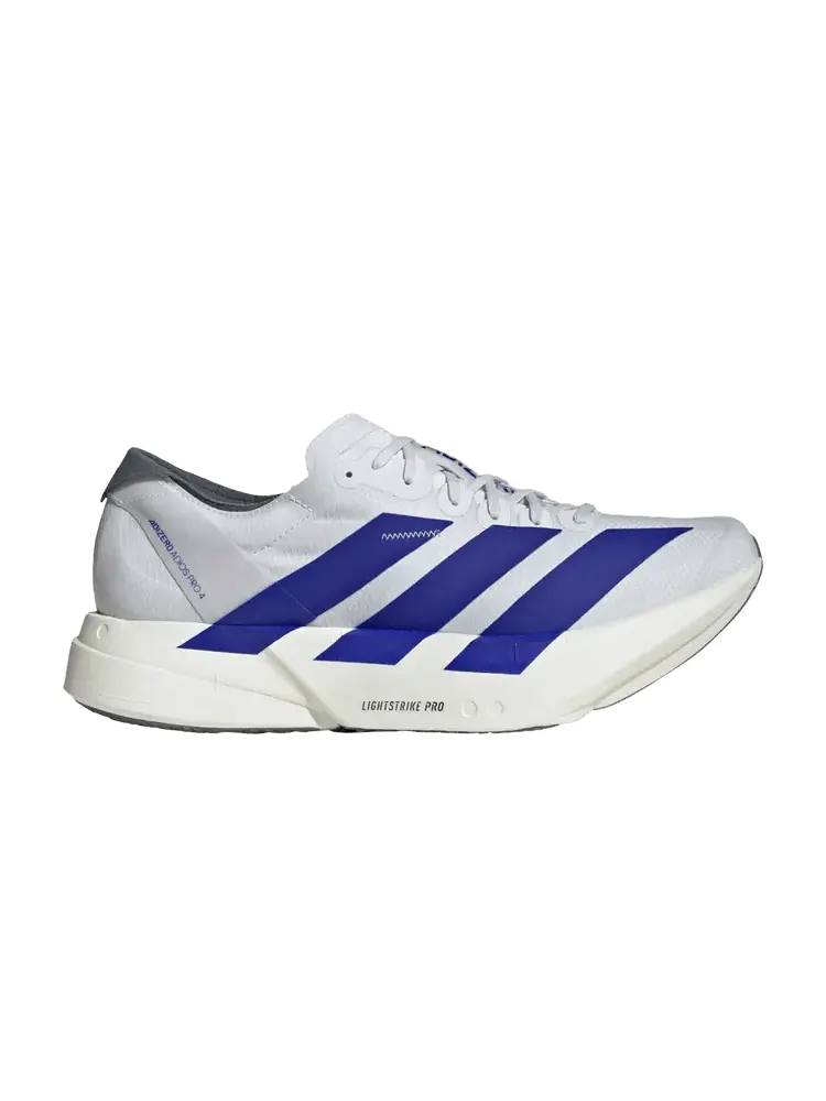Кроссовки Adizero Adios Pro 4 'Lucid Blue Dash Grey' — изображение 1 из 1, синий серый