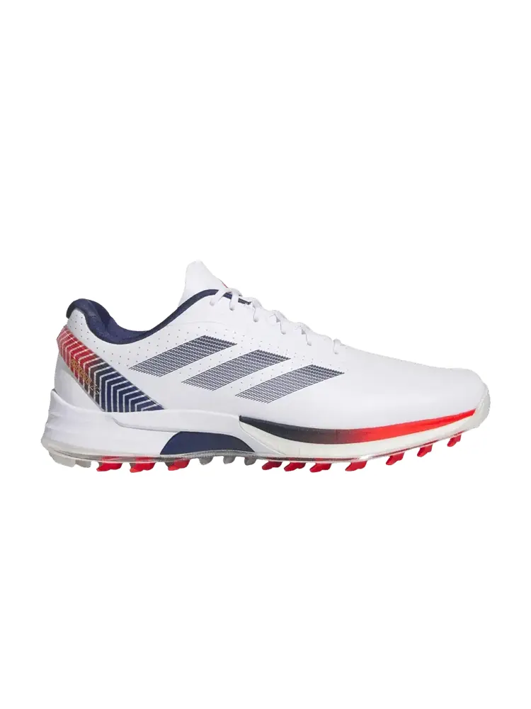 Кроссовки Adidas Adizero ZG Spikeless Golf — изображение 1 из 1, белый синий красный