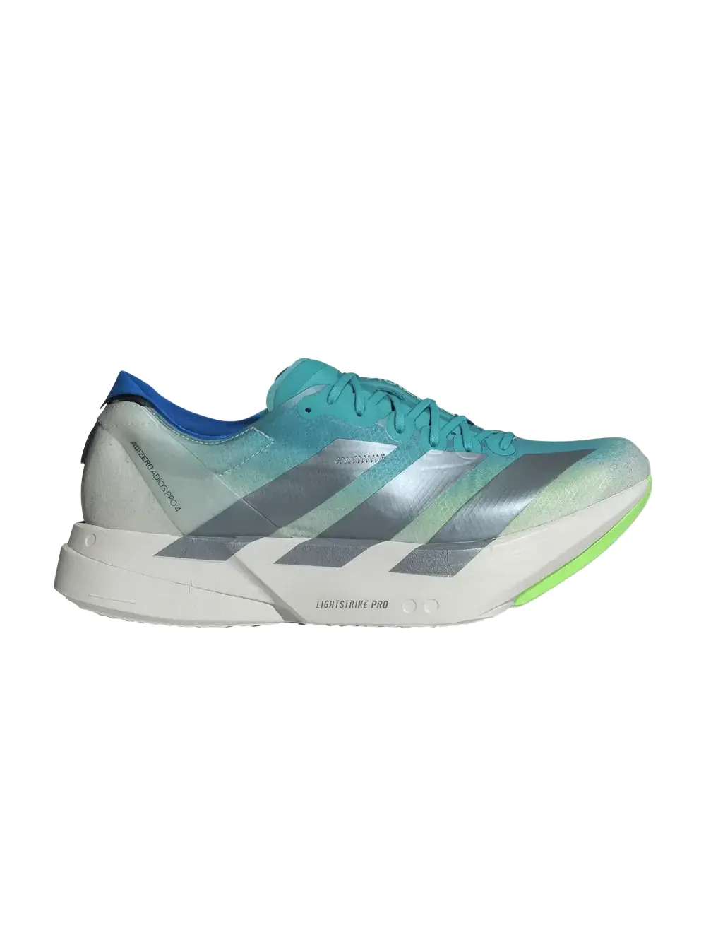 Кроссовки Adidas Adizero Adios Pro 4 — изображение 1 из 1, голубой/металлик/серый