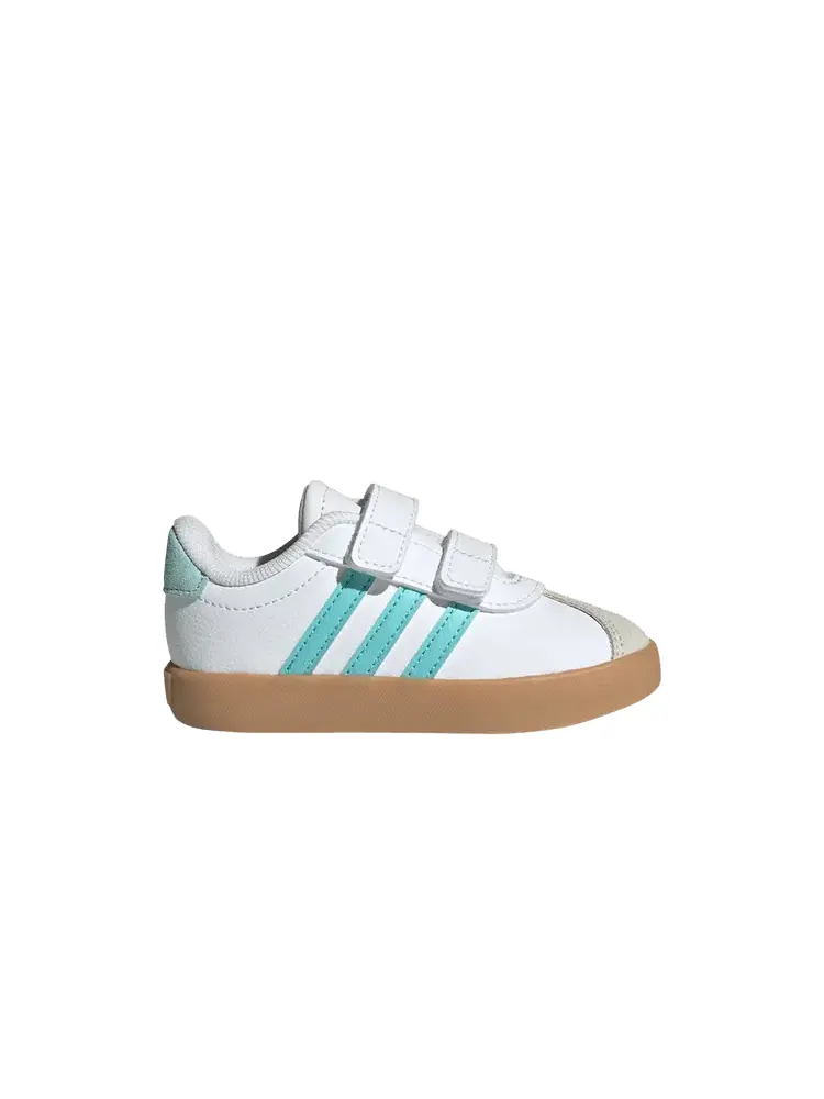 Кроссовки adidas VL Court 3.0 I 'White Flash Aqua' — изображение 1 из 1, белый/голубой