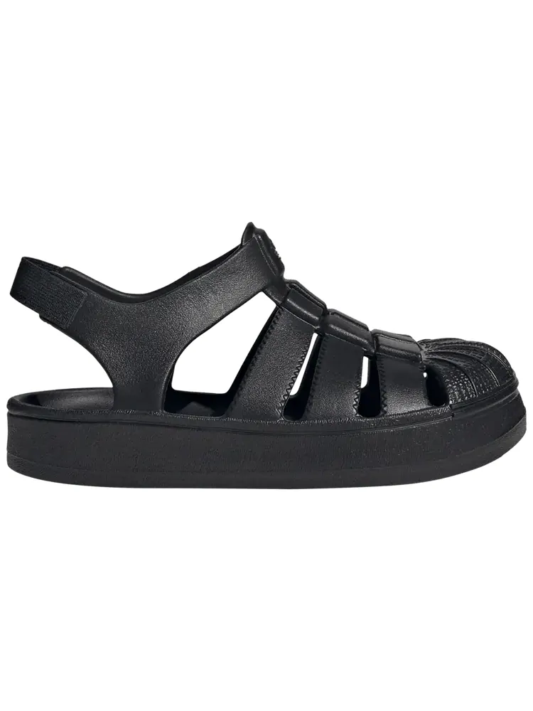 Сандалии adidas Superstar 360 Sandals C 'Triple Black' — изображение 1 из 1, черный