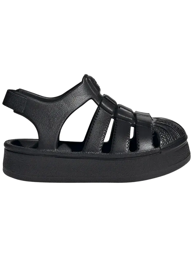 Сандалии adidas Superstar 360 Sandals I 'Triple Black' — изображение 1 из 1, черный