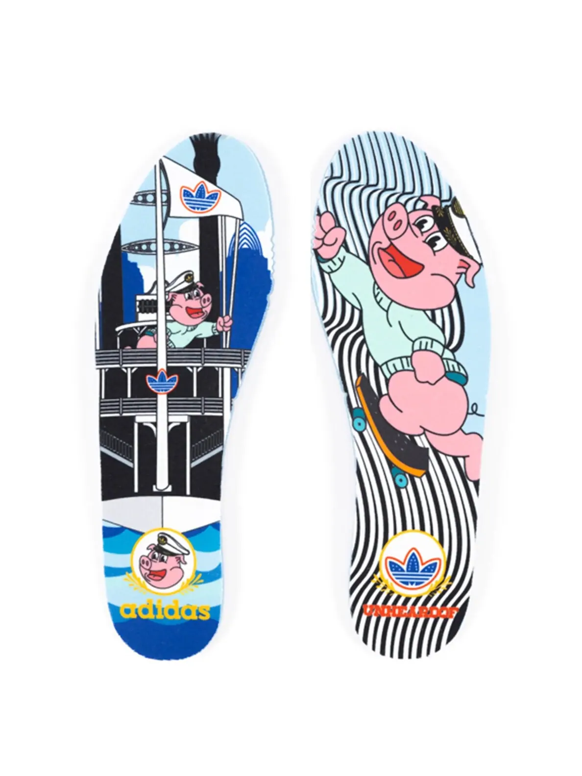 Кроссовки Adidas Rivalry Low x Unheardof 'Building Bridges' — изображение 4 из 15, бежевый/голубой