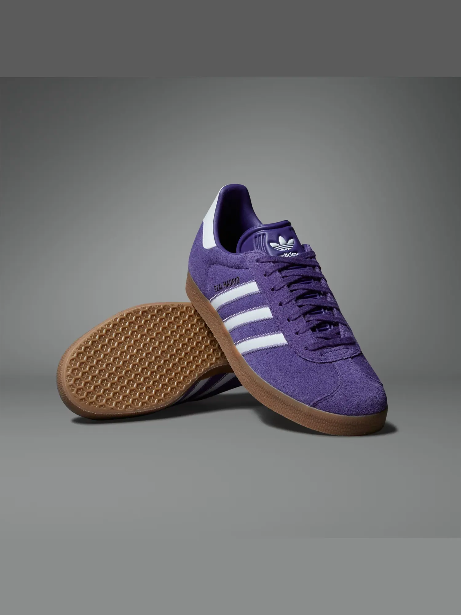 Кроссовки Adidas Gazelle Real Madrid Terrace Icons — изображение 2 из 7, фиолетовый