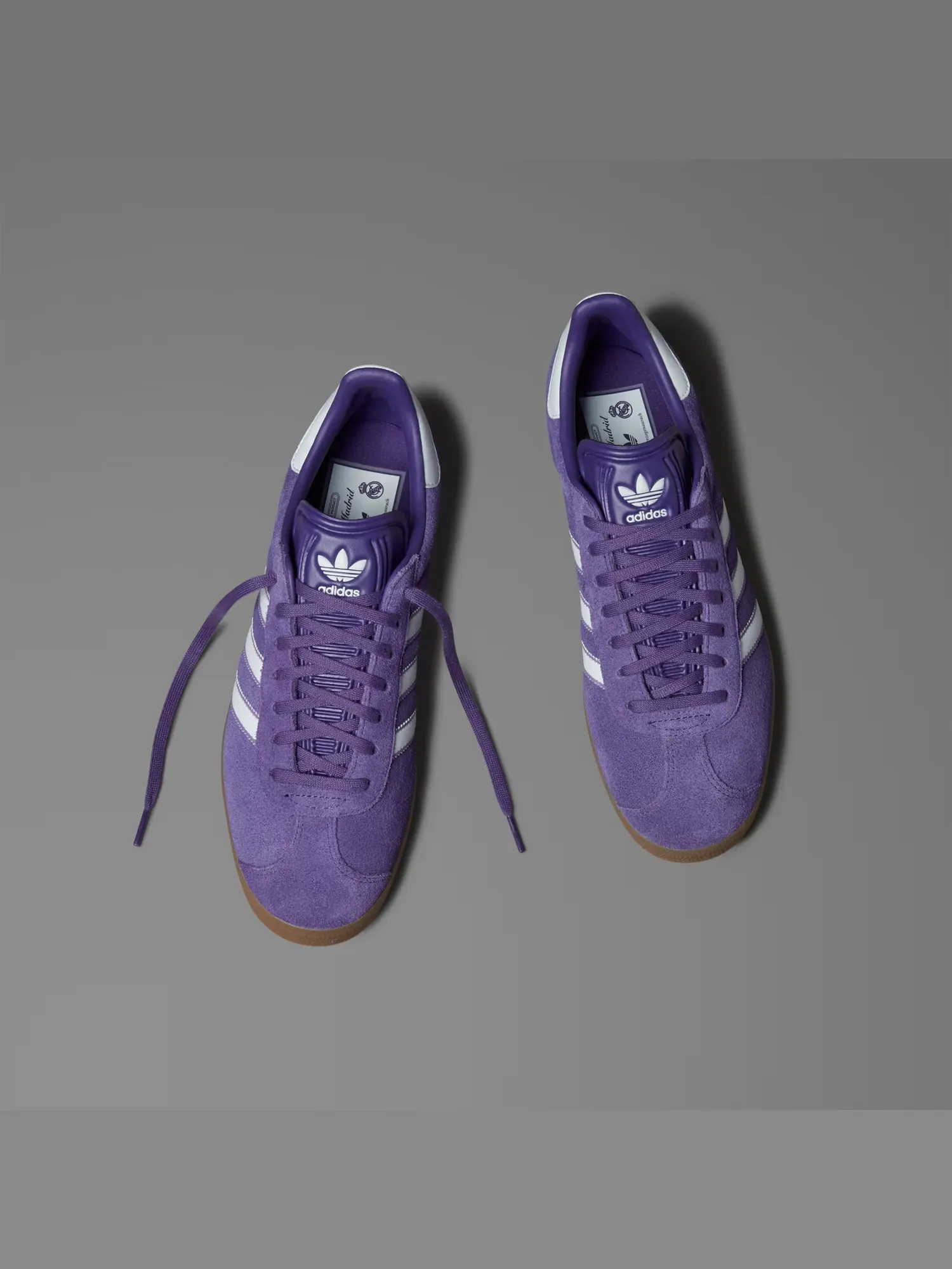 Кроссовки Adidas Gazelle Real Madrid Terrace Icons — изображение 3 из 7, фиолетовый