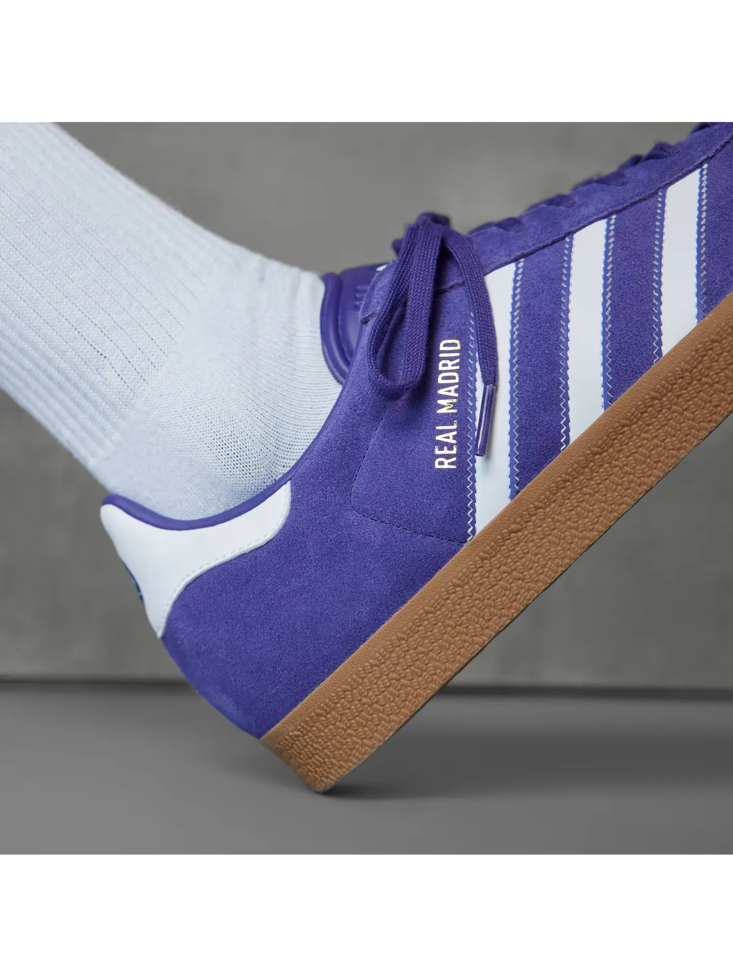 Кроссовки Adidas Gazelle Real Madrid Terrace Icons — изображение 5 из 7, фиолетовый
