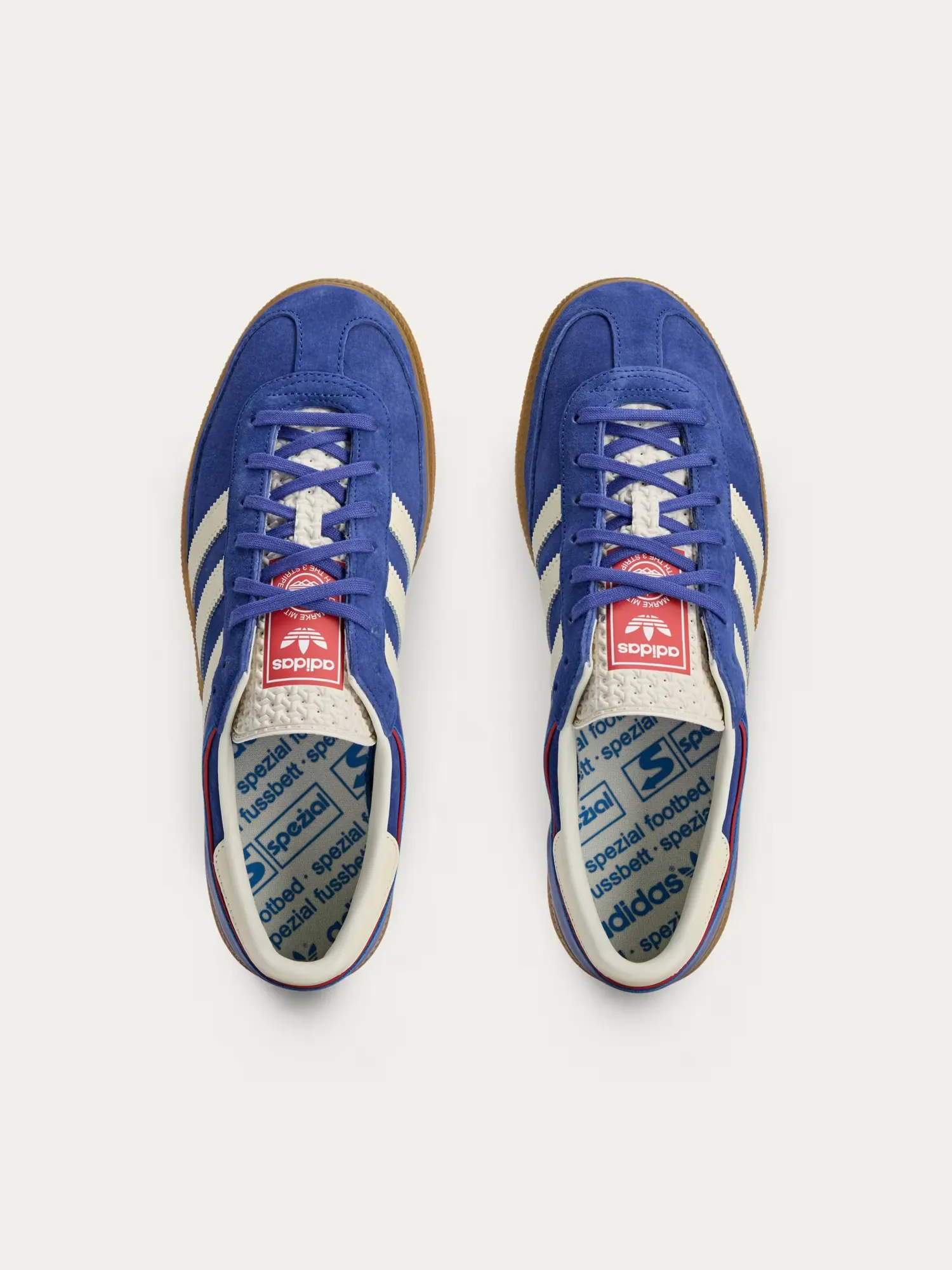Кеды унисекс Adidas Handball Cup SPZL — изображение 2 из 8, синий/кремовый