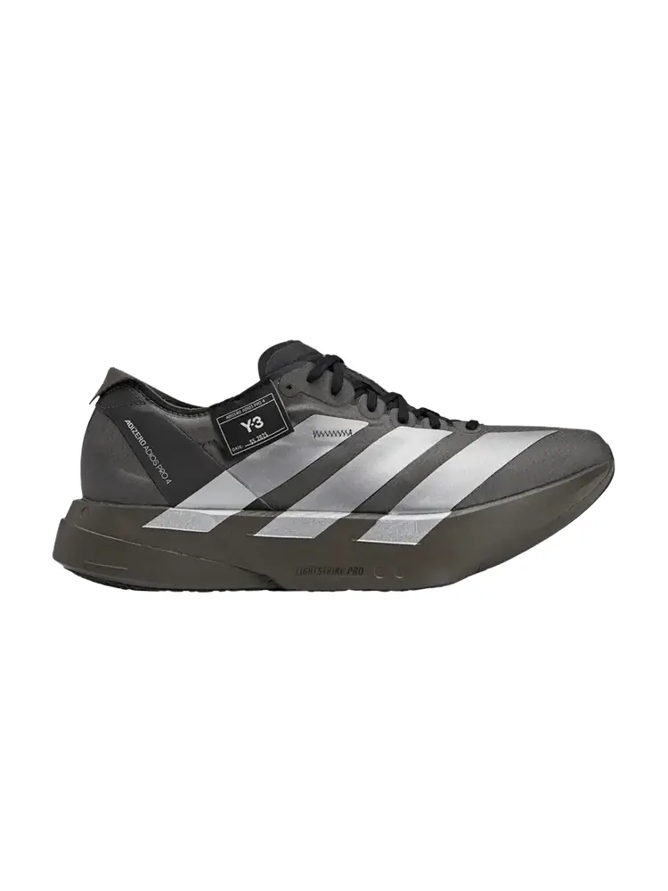 Кроссовки Y-3 Adizero Adios Pro 4 'Cinder Black' — изображение 1 из 1, черный