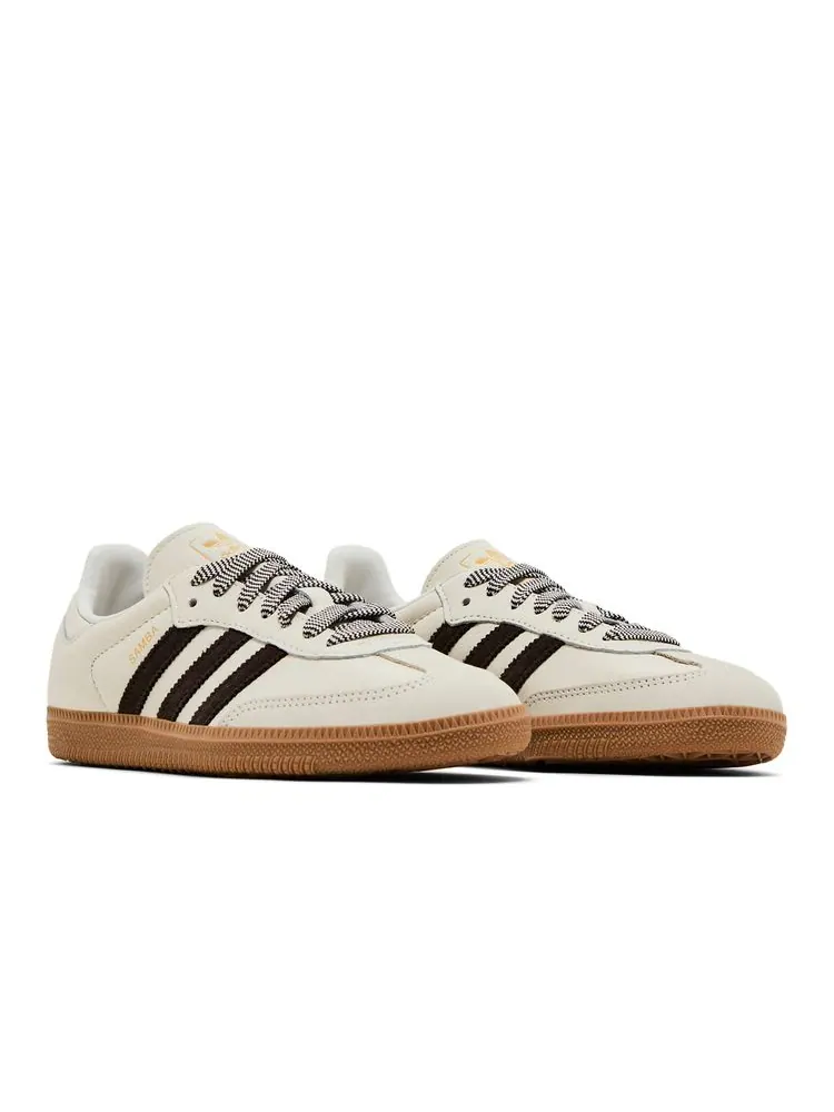 Кроссовки Wmns Samba OG 'Off White Dark Brown' — изображение 8 из 8, белый темный коричневый