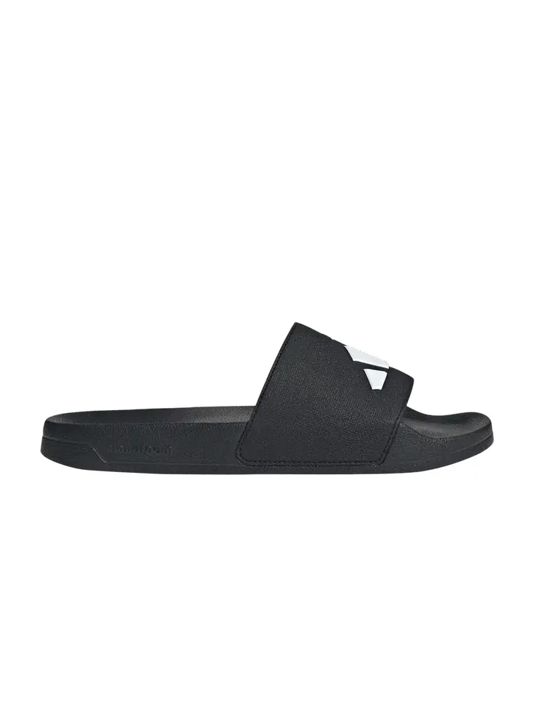 Сандалии adidas Adilette Shower Slide 'Black White' — изображение 1 из 1, черный/белый/черный