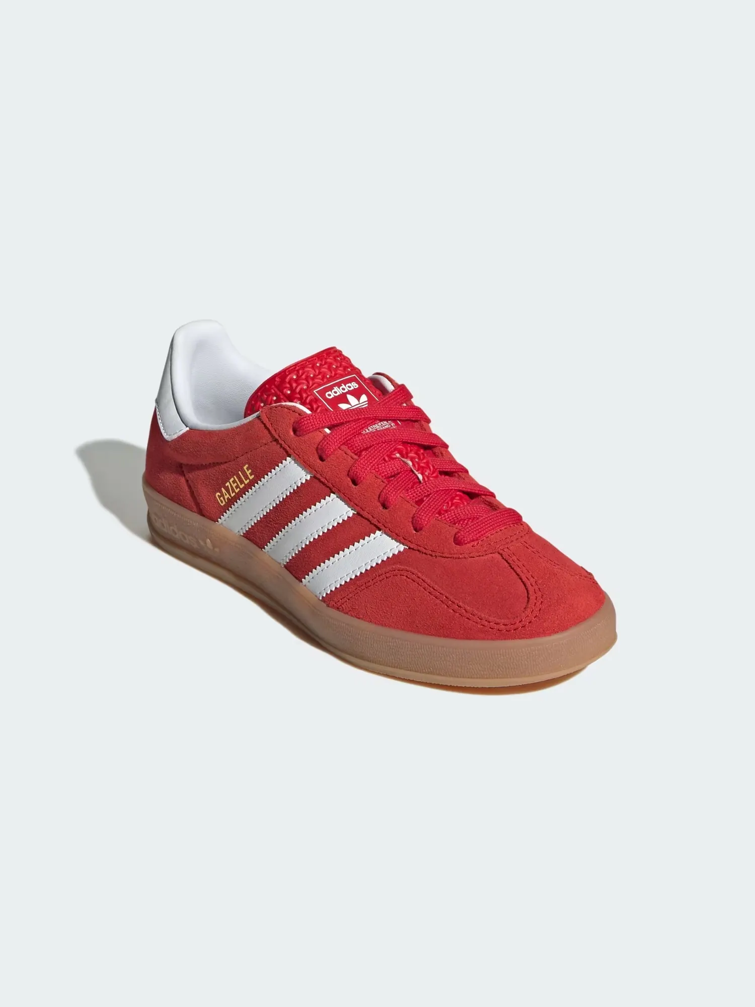 Кроссовки Adidas Gazelle Indoor Kids JS3801 — изображение 4 из 9, белый