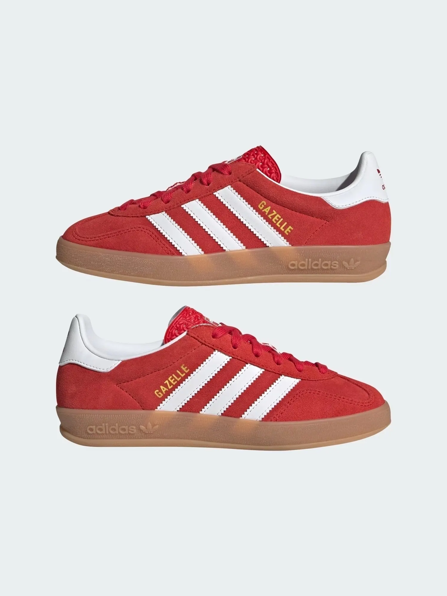 Кроссовки Adidas Gazelle Indoor Kids JS3801 — изображение 7 из 9, белый