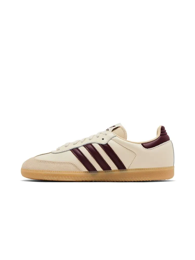 Кроссовки adidas Samba OG 'Wonder White Shadow Red Gum' — изображение 4 из 9, белый/красный