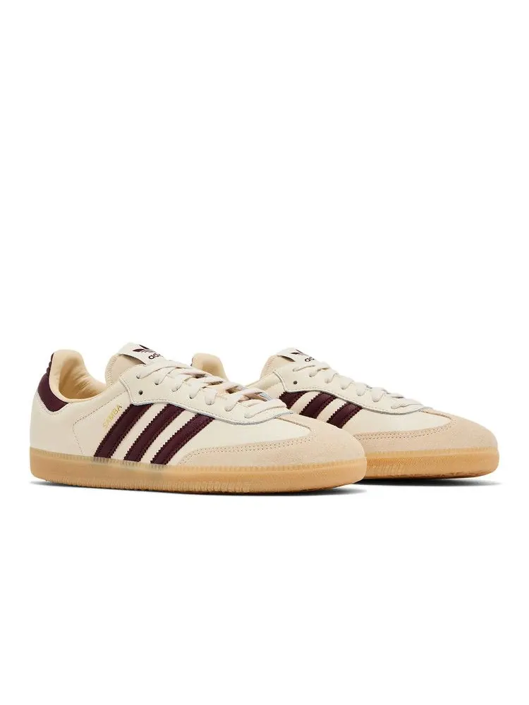 Кроссовки adidas Samba OG 'Wonder White Shadow Red Gum' — изображение 9 из 9, белый/красный