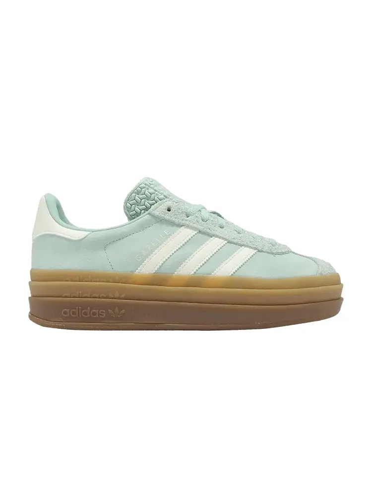 Кроссовки adidas Wmns Gazelle Bold 'Ash Green' — изображение 1 из 1, зеленый/белый