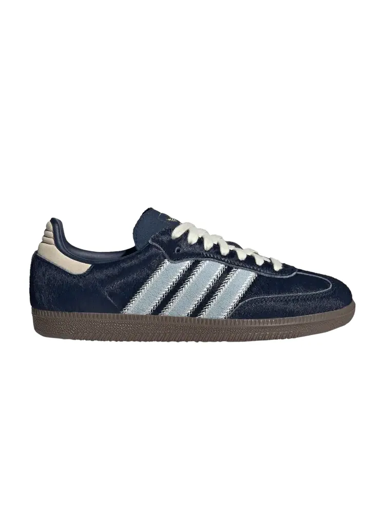 Кроссовки adidas Wmns Samba OG 'Pony Hair Pack - Night Indigo Clear Sky' — изображение 1 из 1, индиго/прозрачный/синий